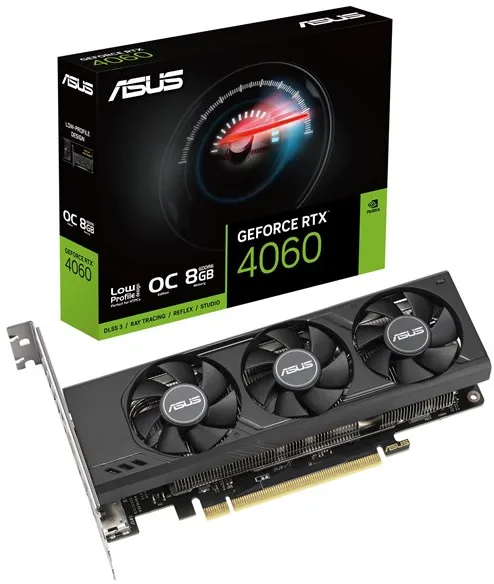 ASUS GeForce RTX 4060 Low Profile OC - 8GB GDDR6 RAM - Graphics Card